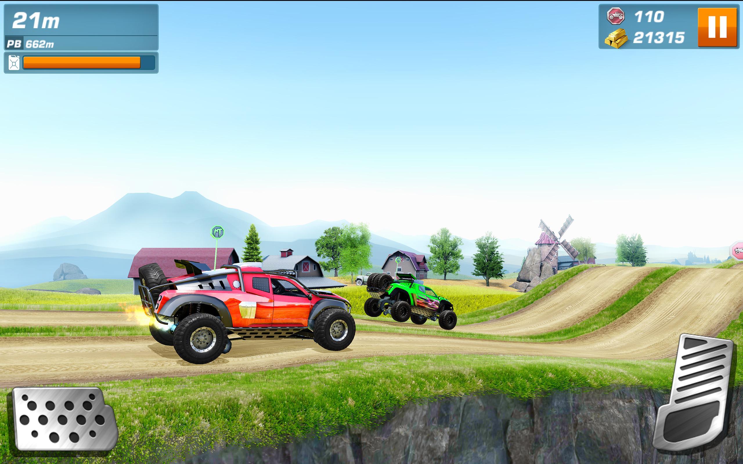 Скриншот игры Monster Trucks Racing 2021