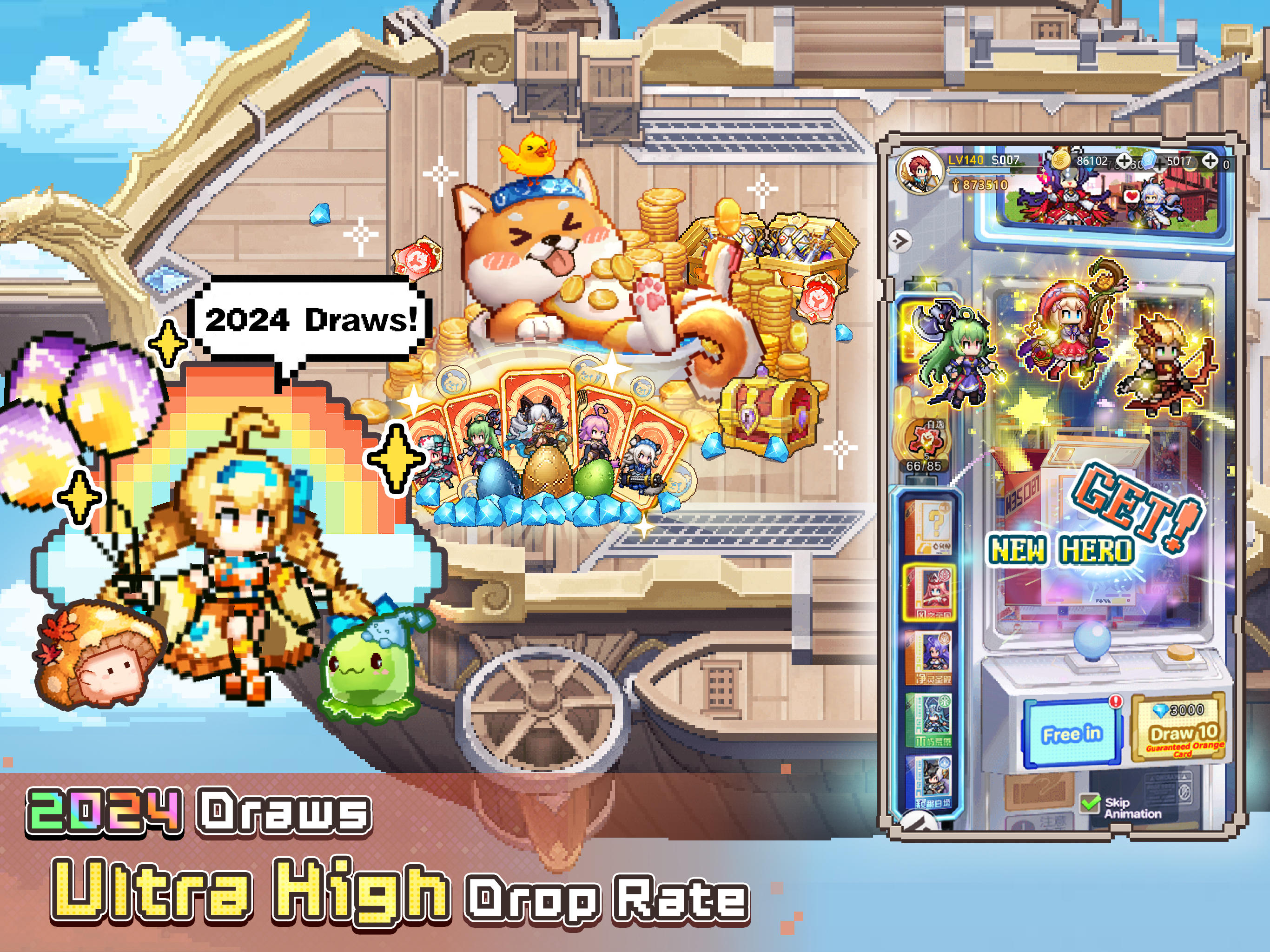 Zero to Hero: Pixel Saga screenshot game