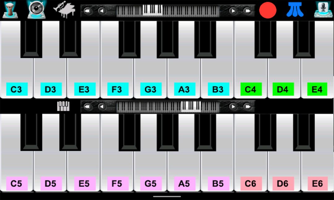 Screenshot of Real Piano Teacher