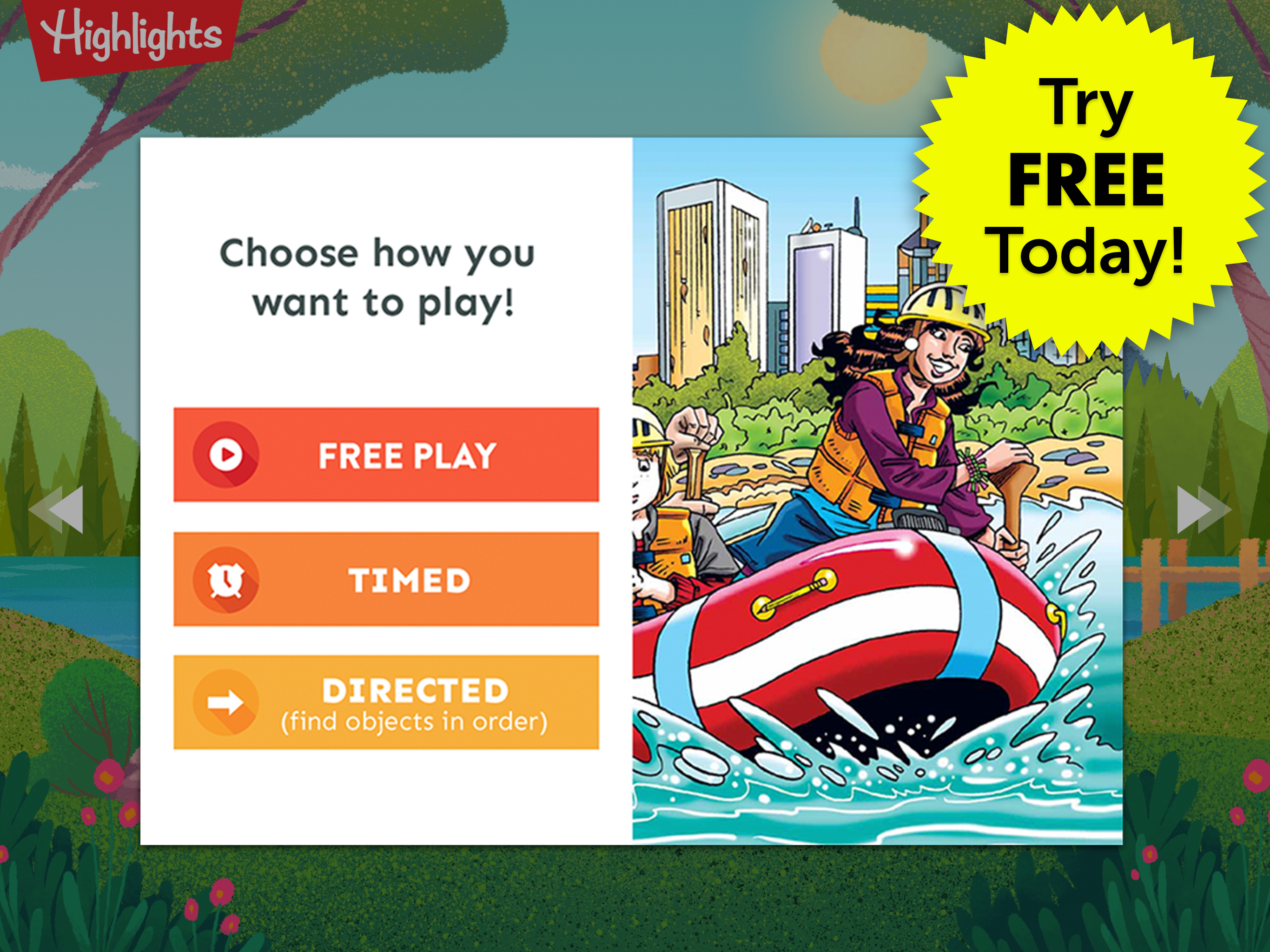 Hidden Pictures Puzzles Game Screenshot