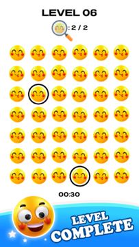 Odd 1 Out Emoji Puzzle Game Game Screenshot