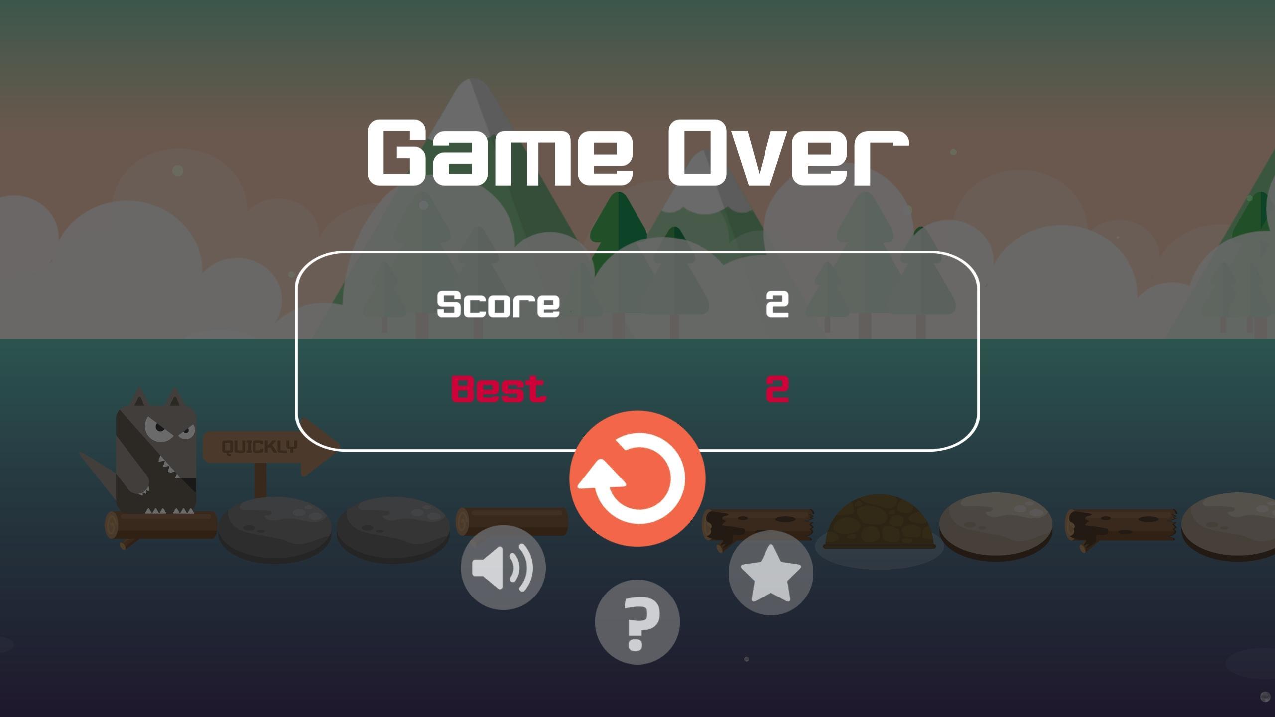 Bunny hop Game Screenshot