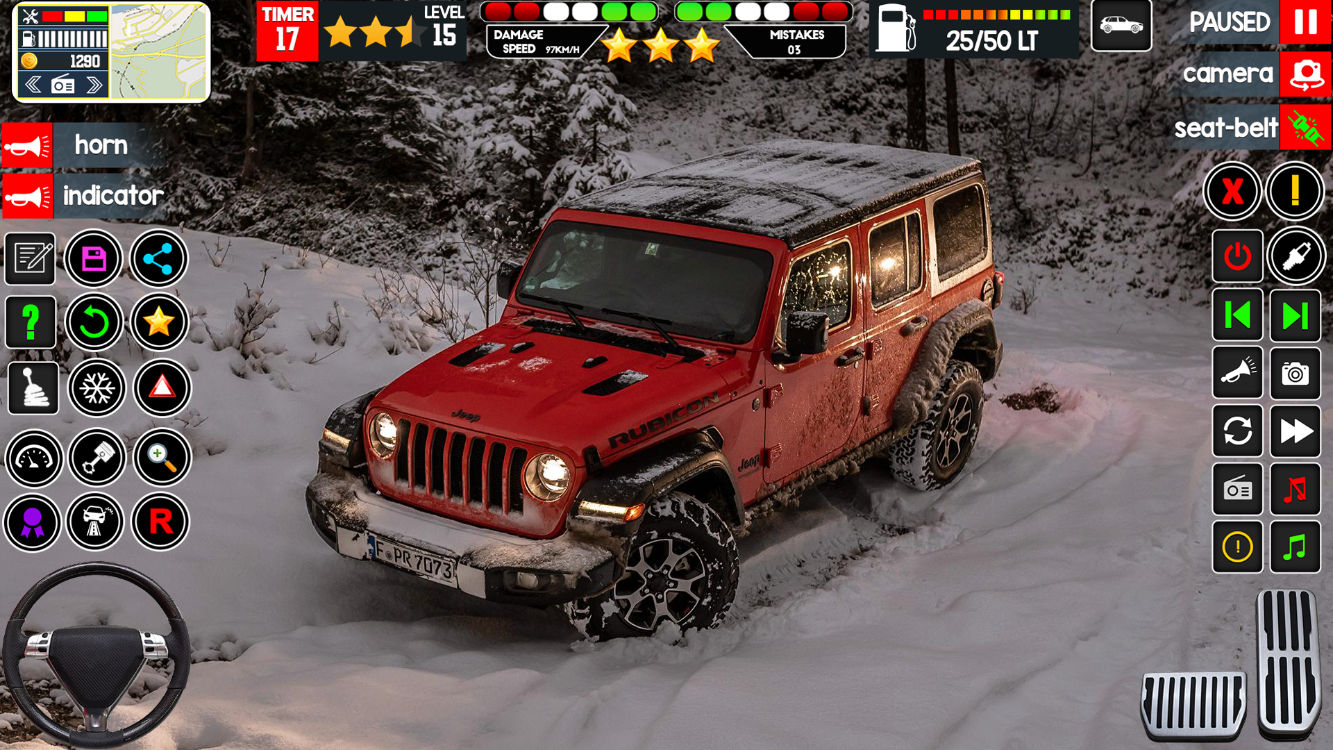 US Jeep Driving Simulator 3D ภาพหน้าจอเกม