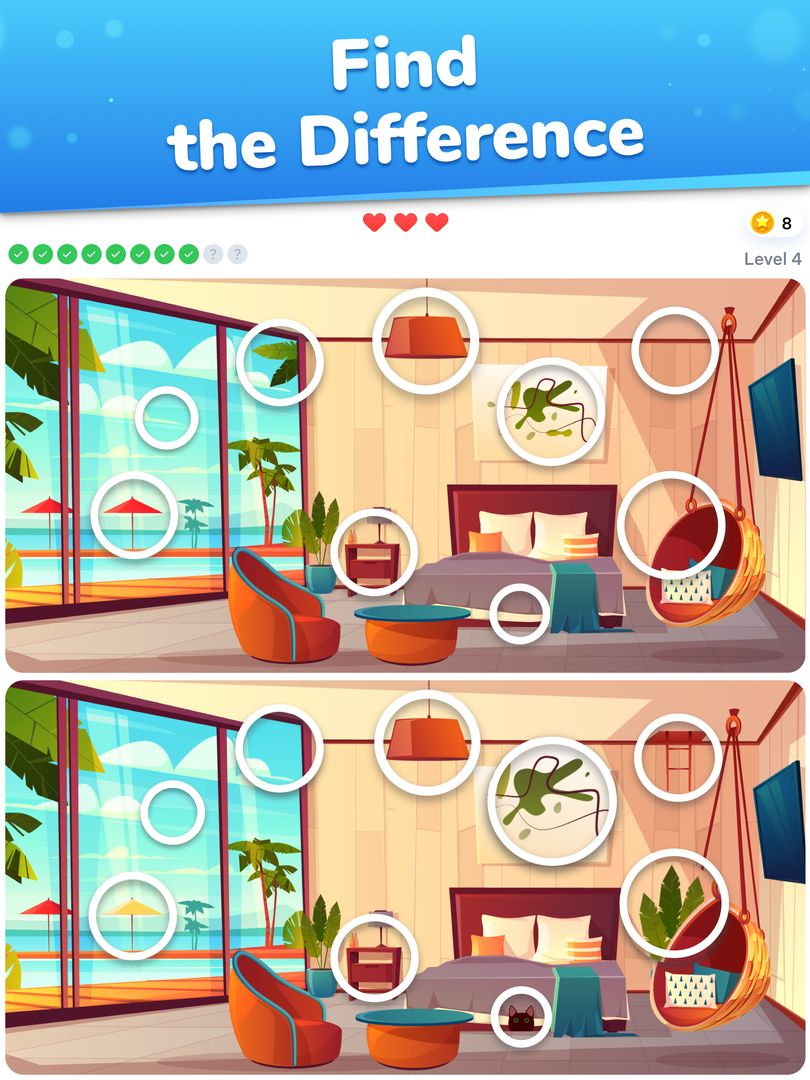 Screenshot of Differences - find & spot them