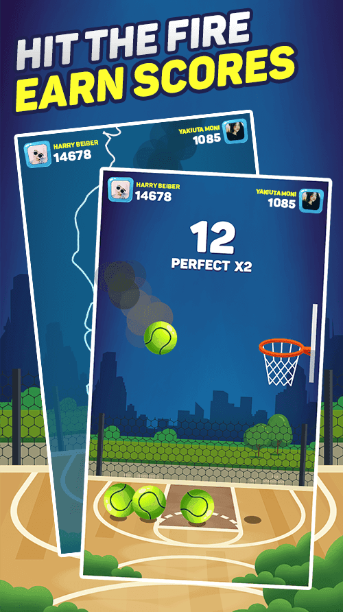 Captura de Tela do Jogo Slam Dunk - The best basketball game 2018