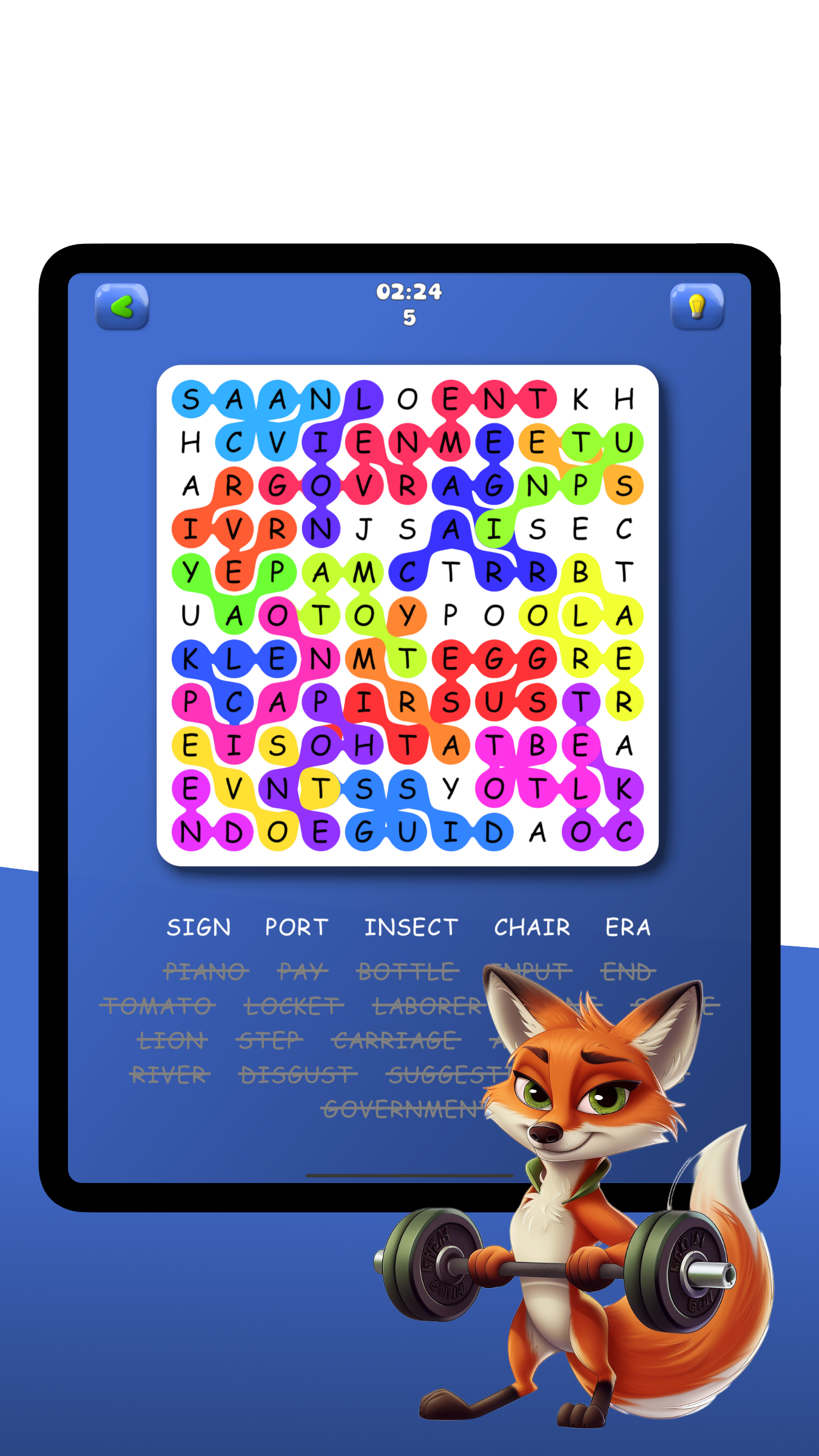 Word Search Game Screenshot