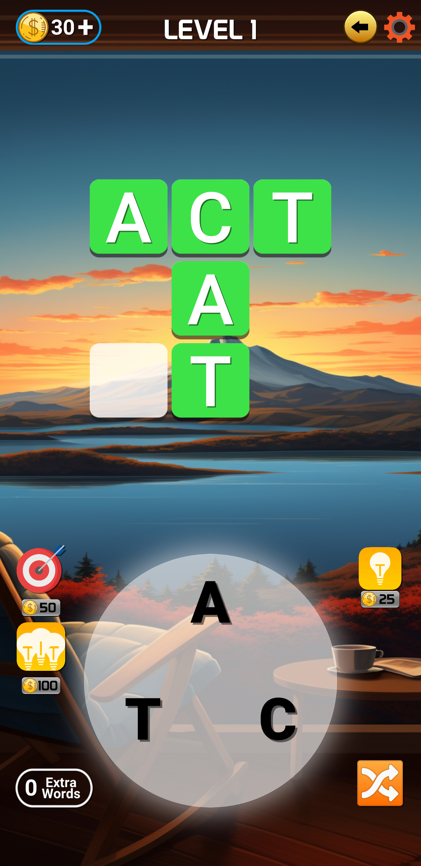 Word Hunter Game Screenshot