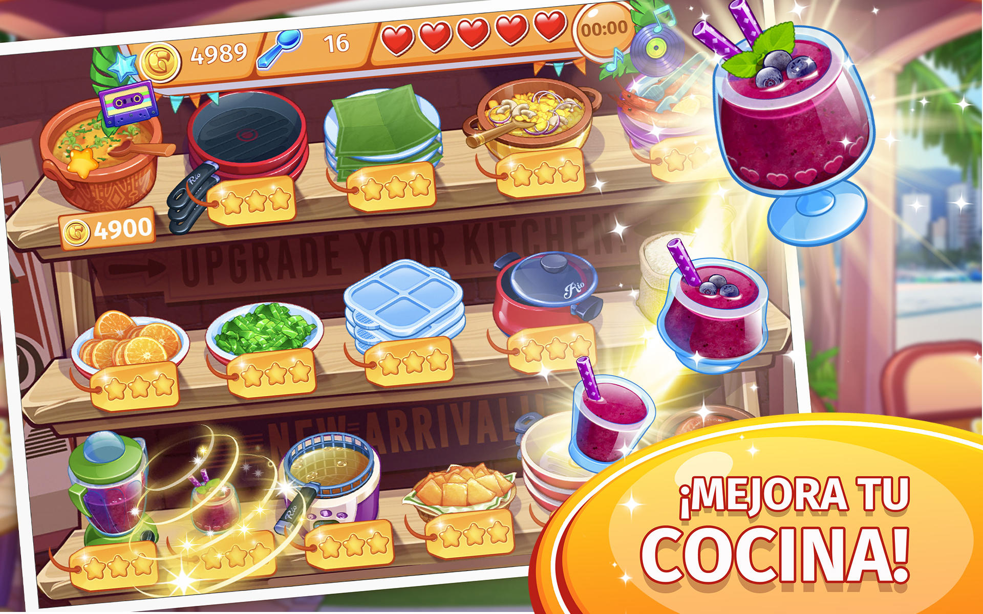 Captura de Pantalla del Juego Cooking Craze: juego de chef