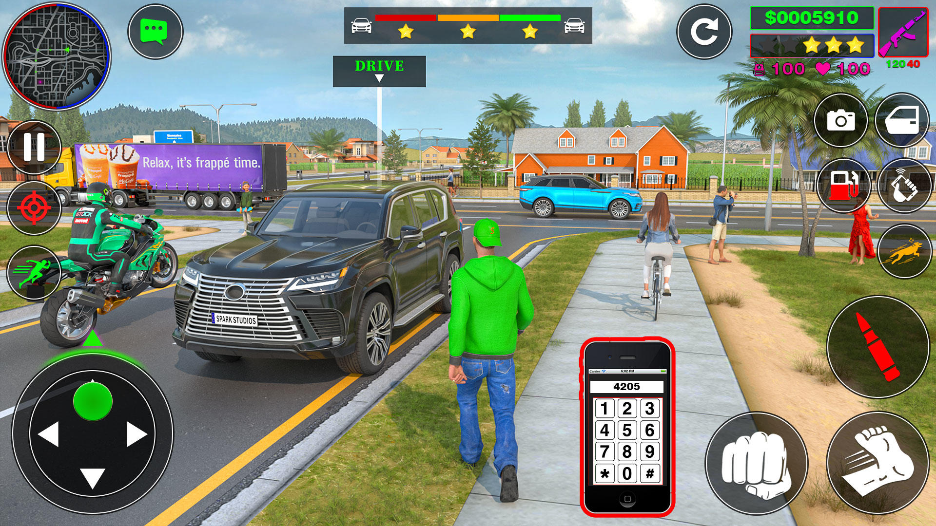 Mafia City Crime Simulator 3D 게임 스크린샷