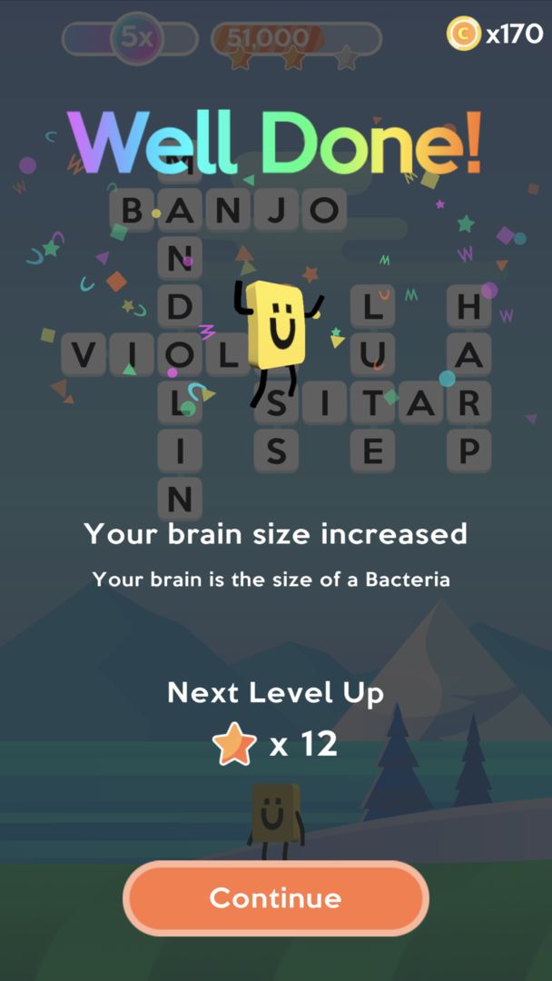Letter Bounce - Word Puzzles screenshot game