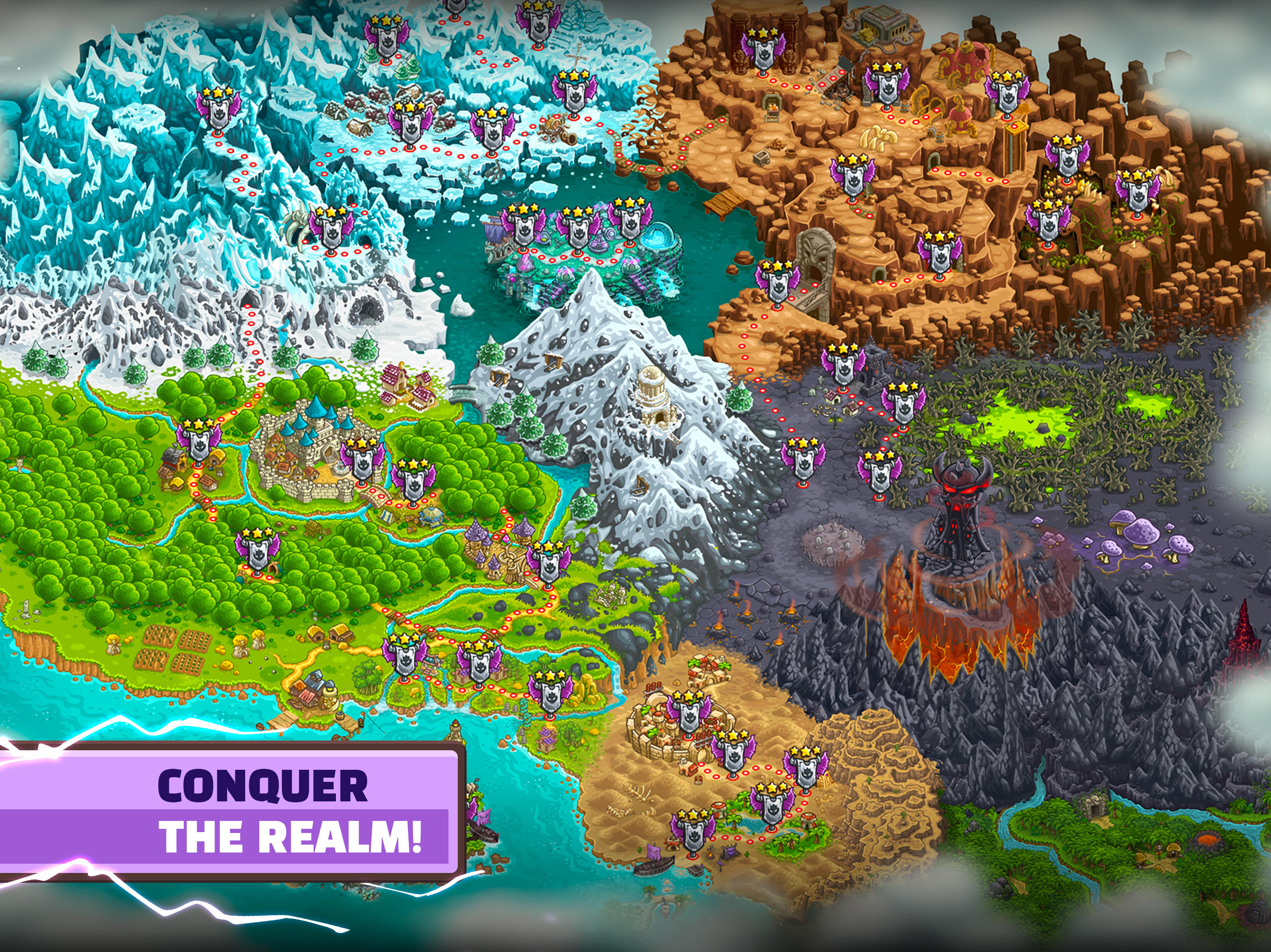 Kingdom Rush Vengeance TD Game Game Screenshot