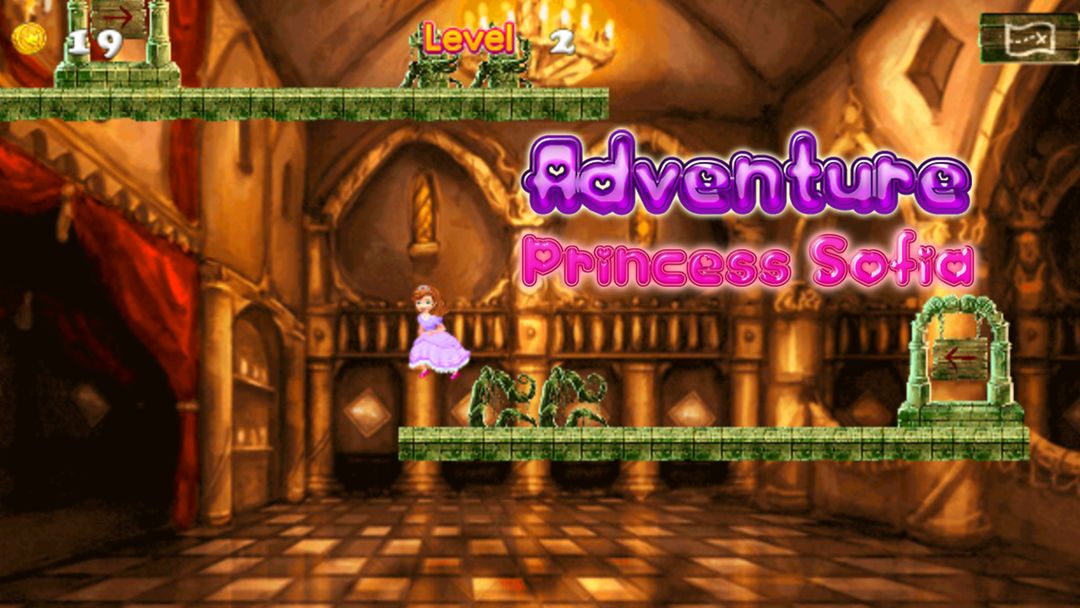 Adventure Princess Sofia Run - First Game 게임 스크린 샷