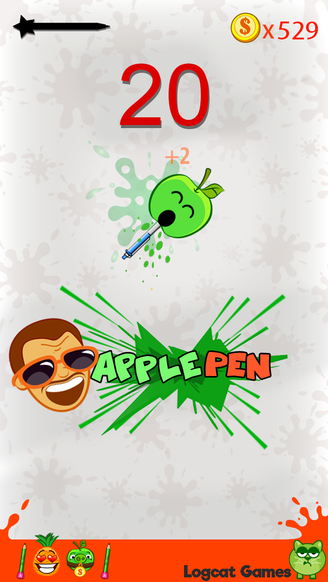 Pen Pineapple Pen ภาพหน้าจอเกม