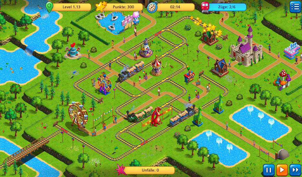 Cuplikan Layar Game Railway Fun: Adventure Park