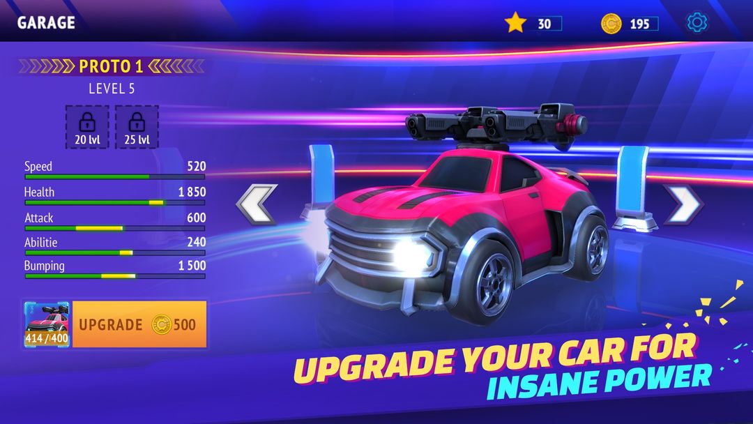 Crimson Wheels: Car Shooter screenshot game