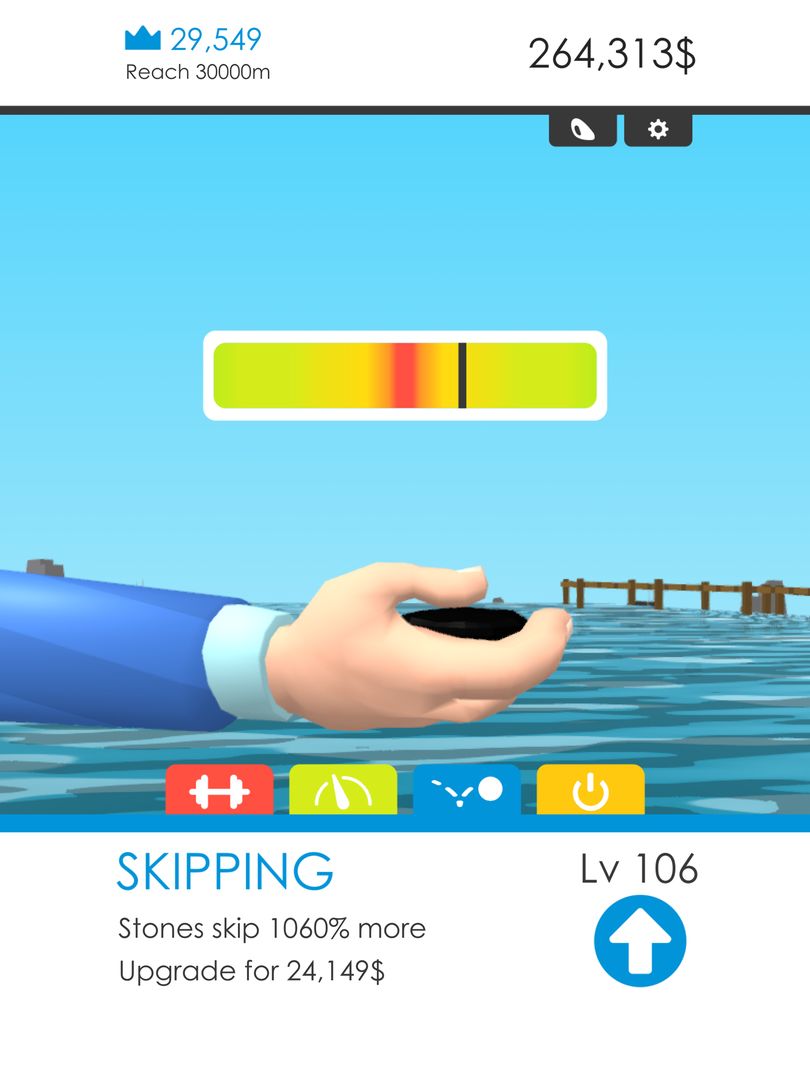 Screenshot of Stone Skimming