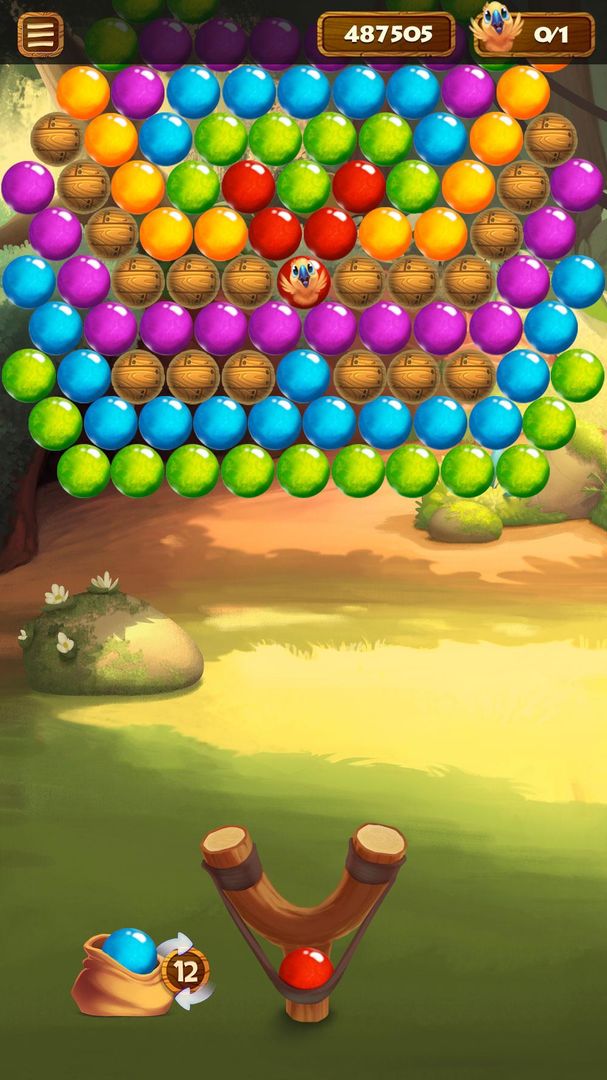 Forest Bubble Shooter Rescue screenshot game