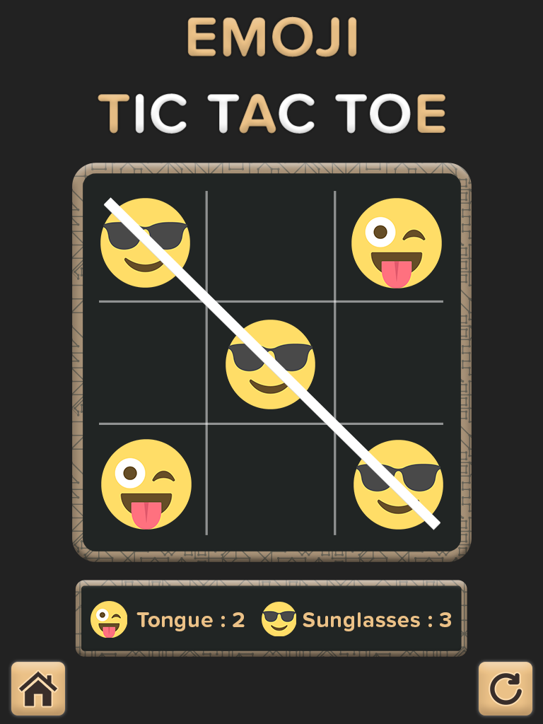 Screenshot of Tic tac toe Emoji