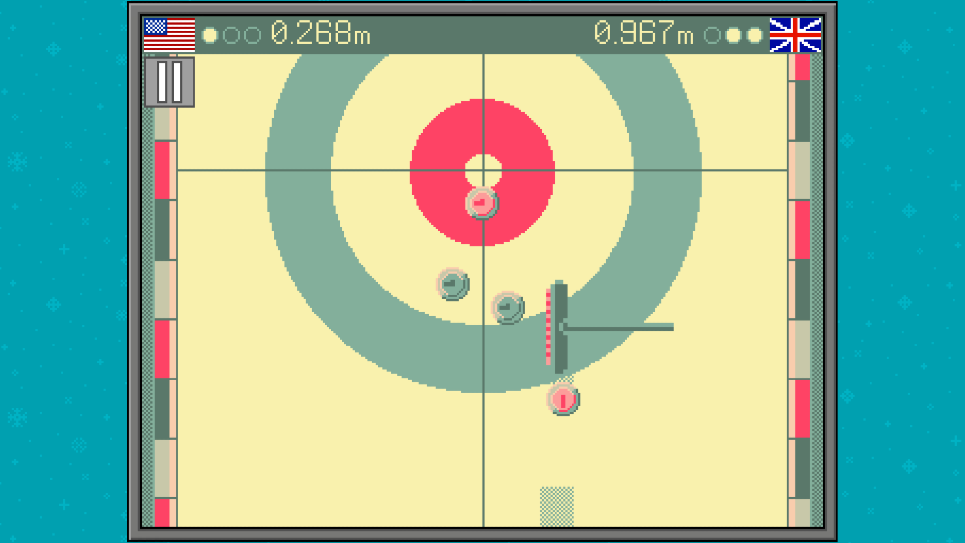 Retro Winter Sports 1986 Game Screenshot