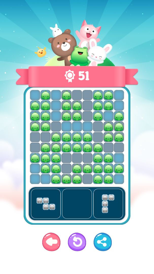 Zoo Blocku - 블록 퍼즐 게임 게임 스크린 샷