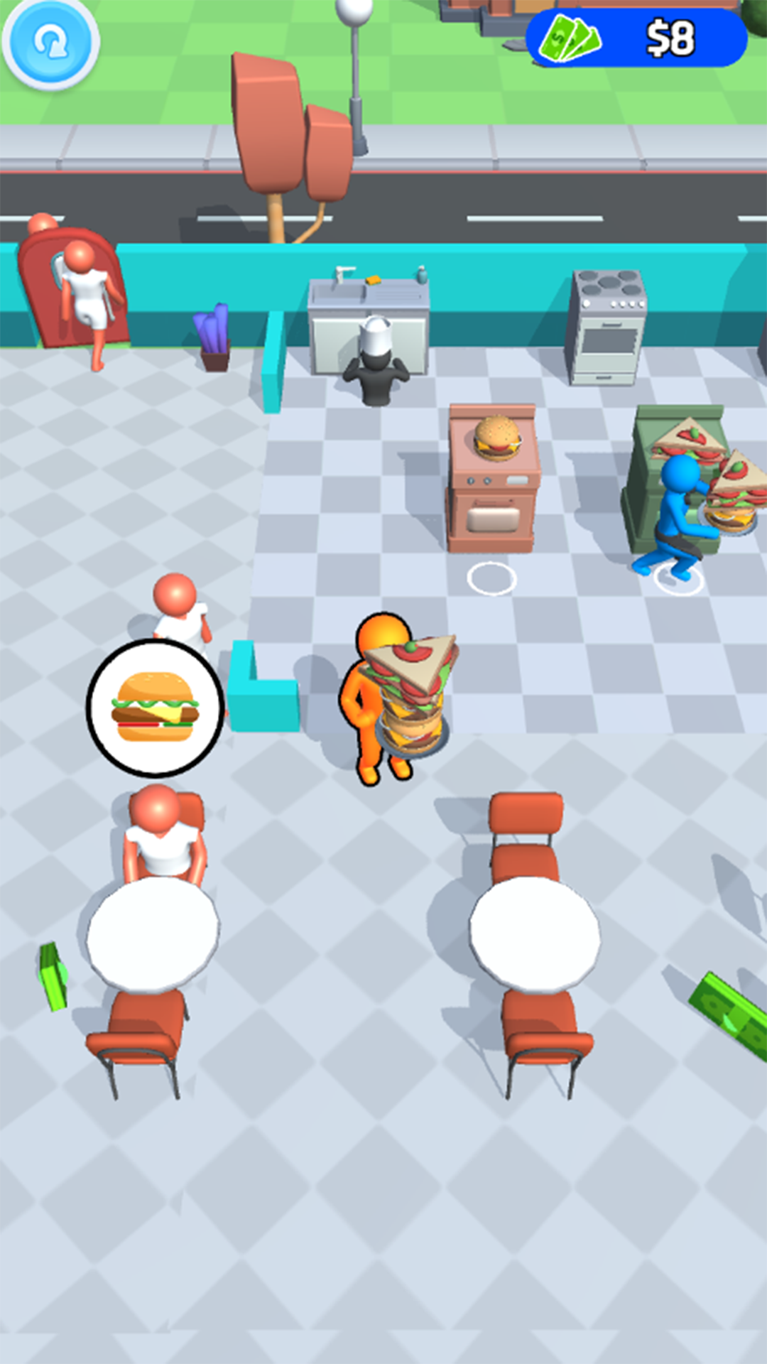 Burger Shop 3 ภาพหน้าจอเกม