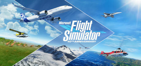 Banner of Microsoft Flight Simulator 40 နှစ်မြောက် ထုတ်ဝေမှု 