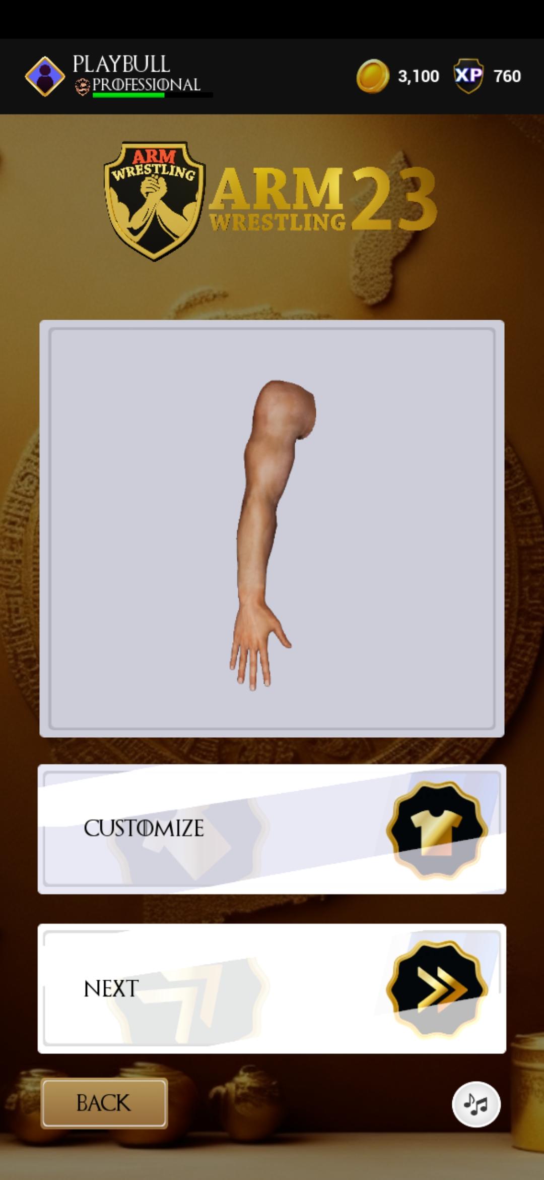 Screenshot of Arm Wrestling