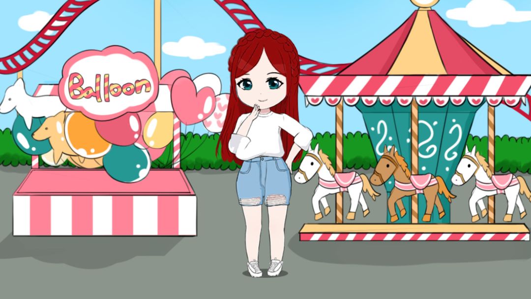 Screenshot of Sweet Girls - Dress up game