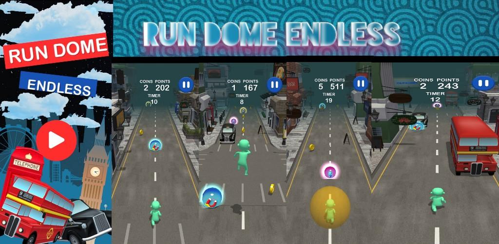 RUN DOME ENDLESS のビデオのスクリーンショット