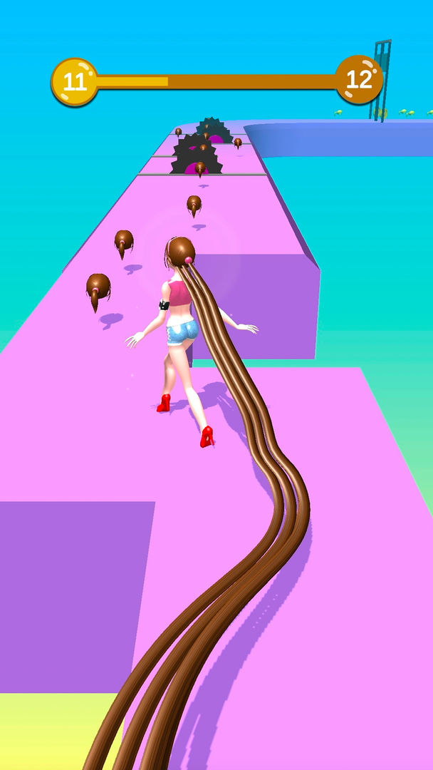 Hair Rush screenshot game