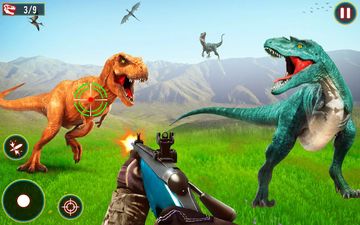 Скриншот игры Wild Dino Hunting : Gun Games