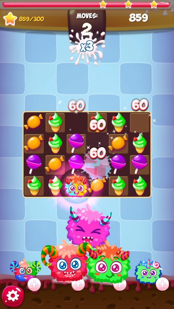 Screenshot of Candy Match 3 Game