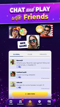 Spades ♠️ Free Spades online plus real multiplayer ゲームのスクリーンショット