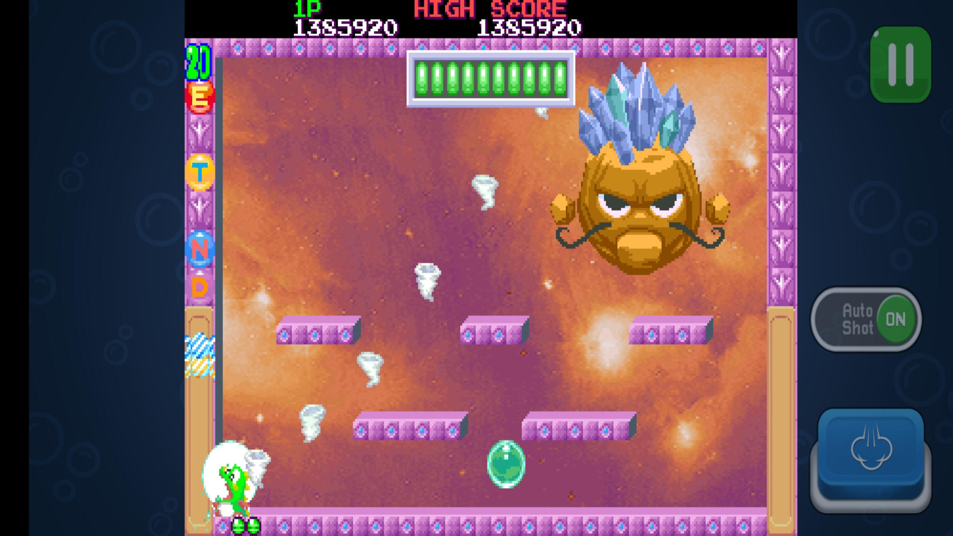 BUBBLE MEMORIES Classic Game Screenshot
