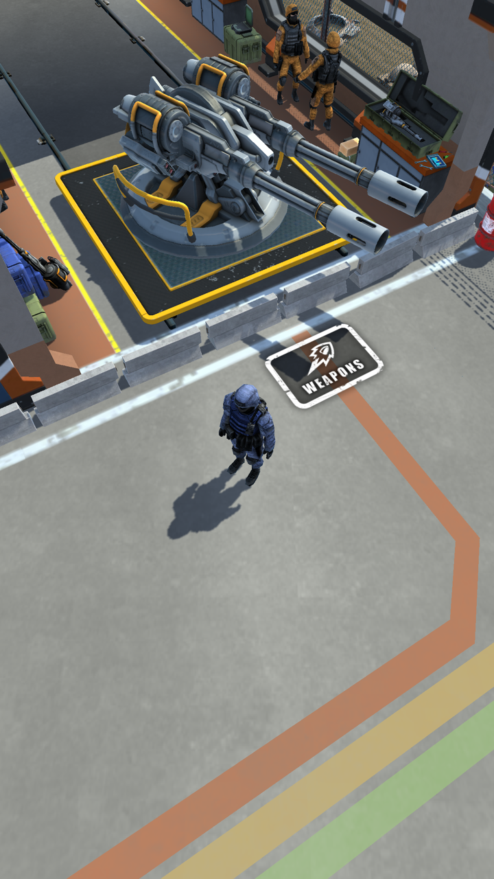 Captura de Tela do Jogo Warship Warfare