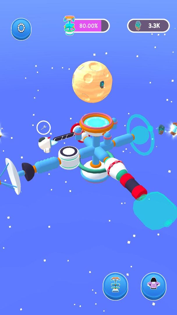 Idle Space Station ภาพหน้าจอเกม