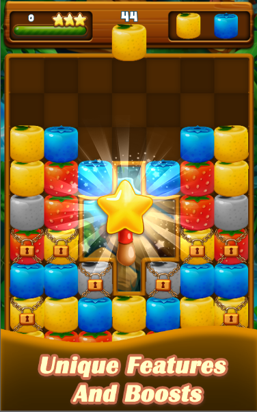 Fruit Block Drop Game Screenshot