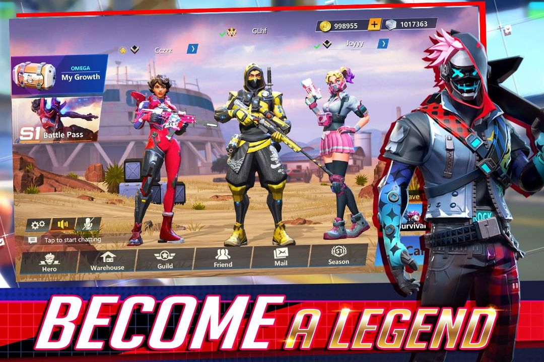 Omega Legends screenshot game
