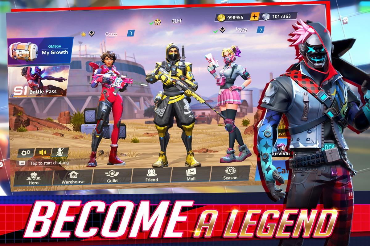 Omega Legends Game Screenshot