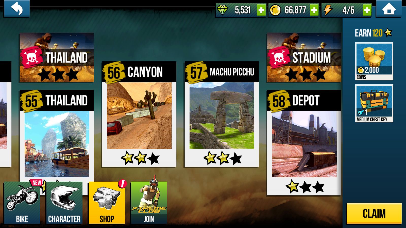 Screenshot of Trial Xtreme Legends