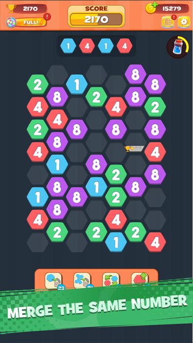 Number Hexa Block - Merge Game Game Screenshot
