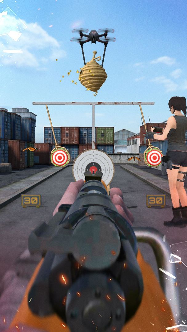 총 사수 - 총 발사 게임 스크린 샷