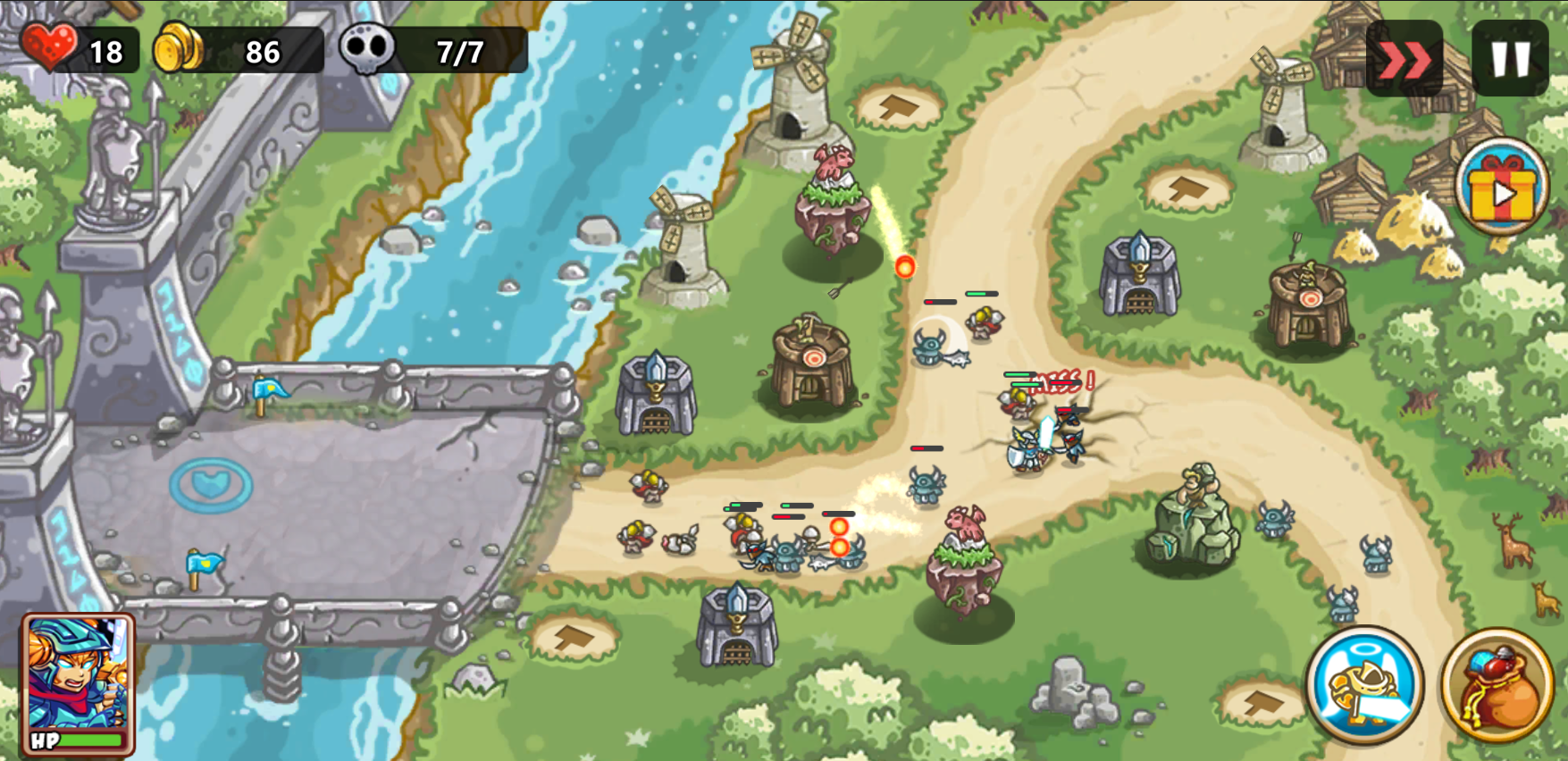Tower Defense Battle Rush Game Screenshot