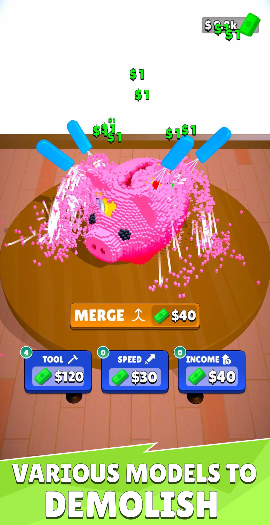 Piggy Bank Clicker Game Screenshot