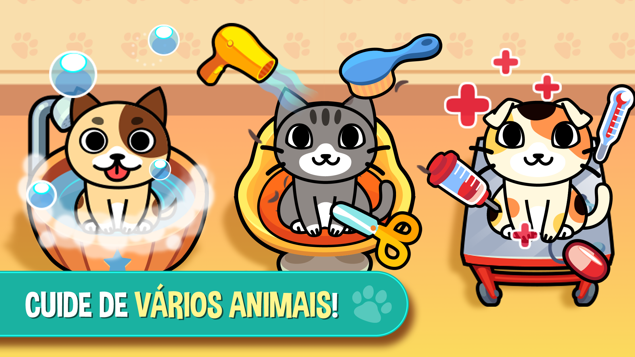Captura de Tela do Jogo My Virtual Pet Shop: Animais