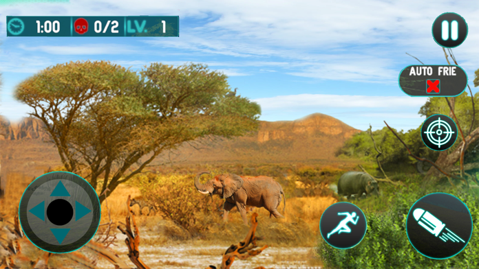 Captura de Tela do Jogo Wild Hunter 3D: Hunting Games