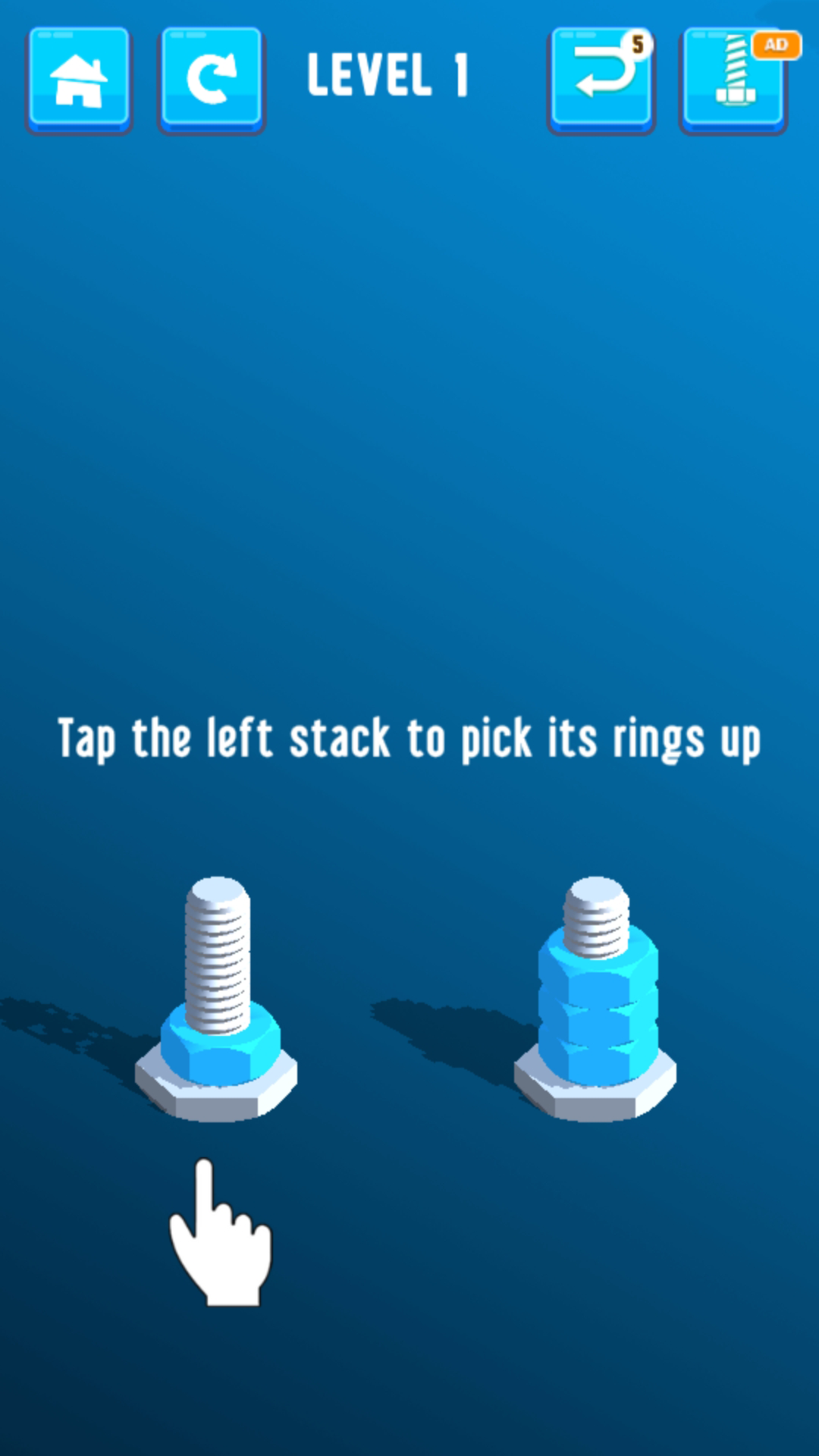 Cuplikan Layar Game Nuts & Bolts Color Sort: Cars