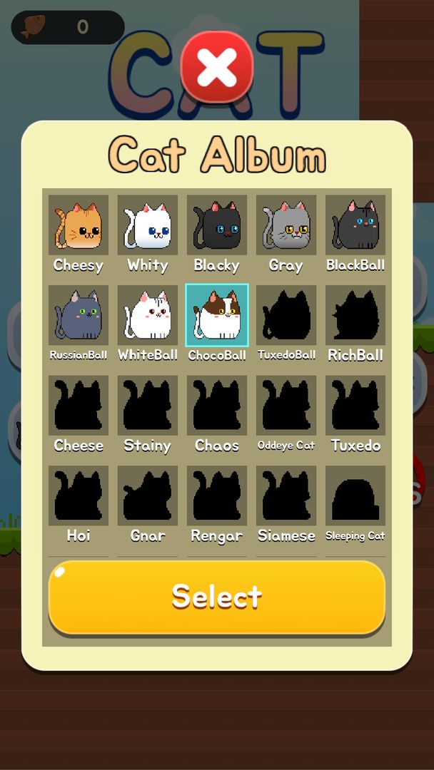 Screenshot of Neko Tower : Square Cat's Adventure