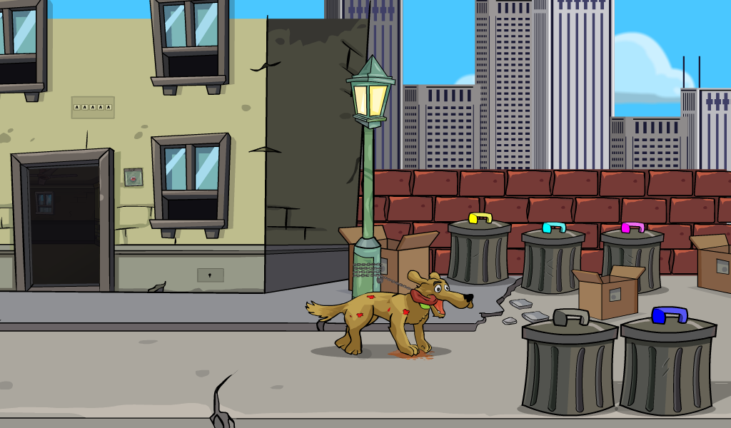 Injured Dog Escape Game Screenshot