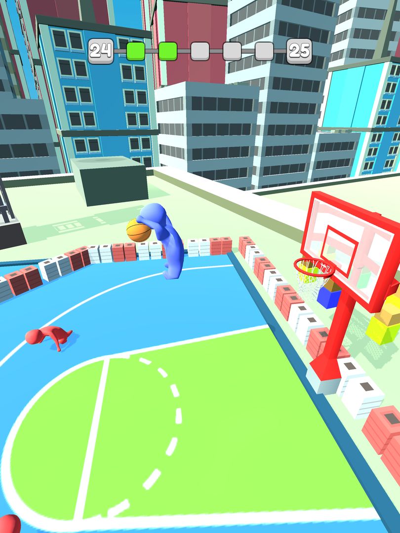 Basket Dunk 3D 게임 스크린 샷
